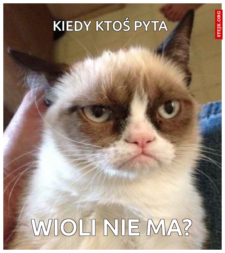 Kiedy ktoś pyta 