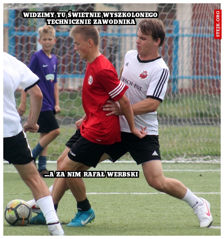 WIDZIMY TU ŚWIETNIE WYSZKOLONEGO TECHNICZNIE ZAWODNIKA