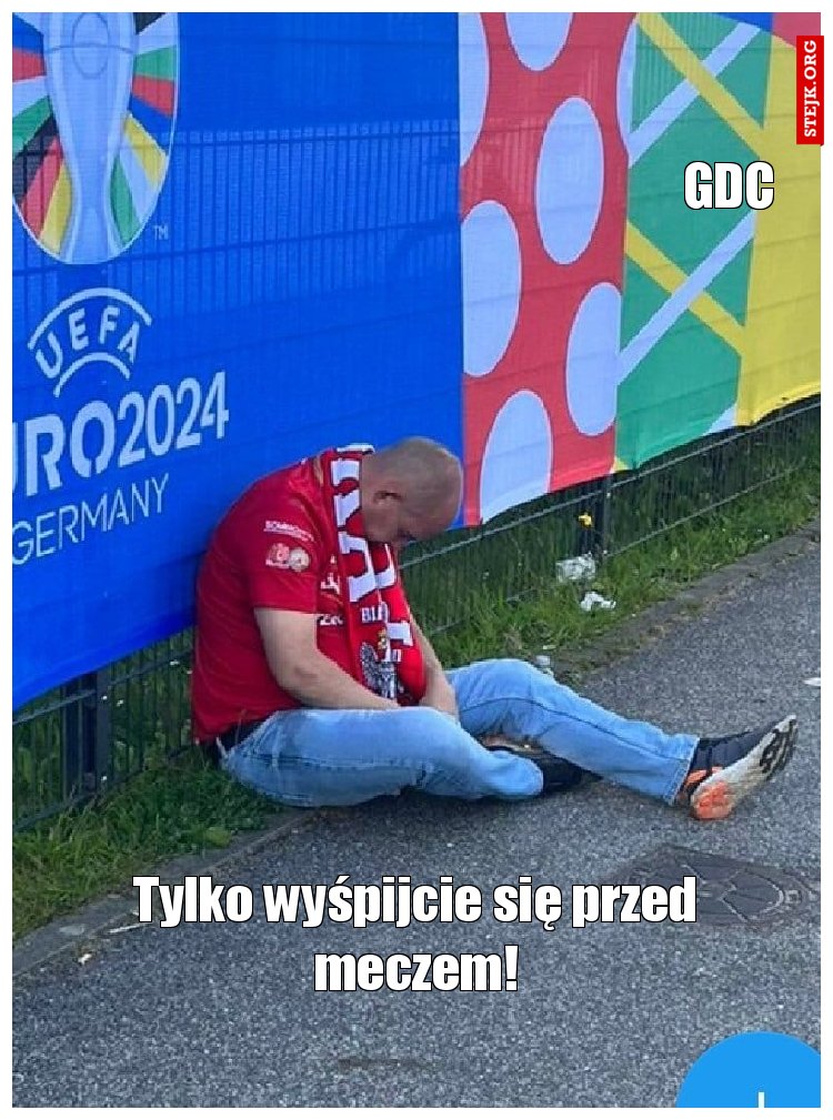 Tylko wyśpijcie się przed meczem!