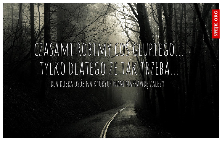 czasami robimy coś głupiego...