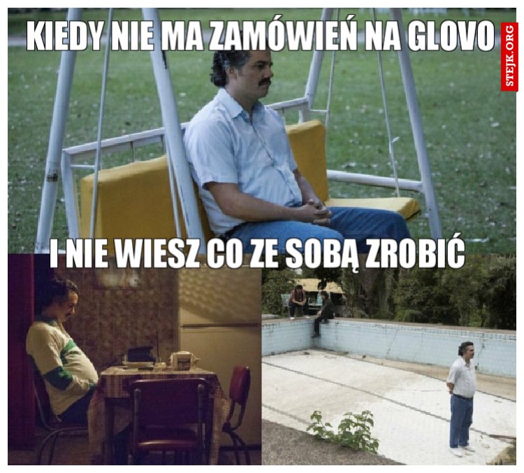 Kiedy nie ma zamówień na glovo