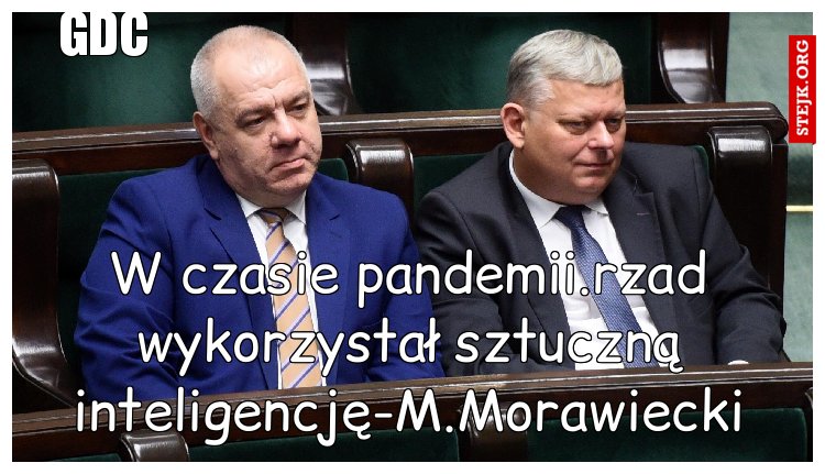 W czasie pandemii.rzad wykorzystał sztuczną inteligencję-M.Morawiecki