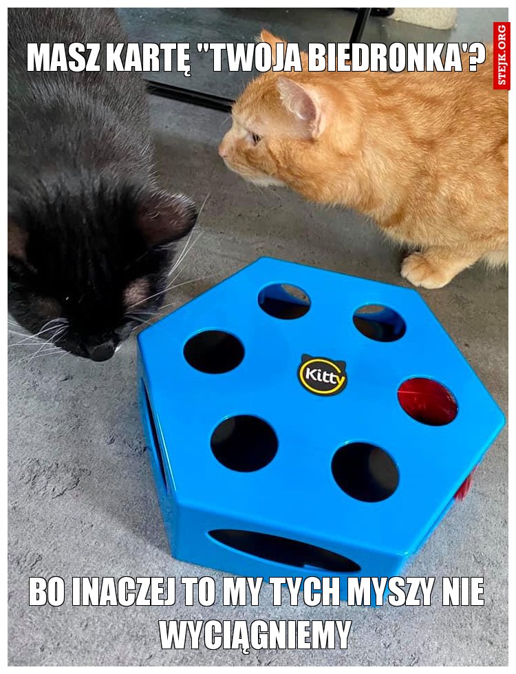 masz kartę "twoja biedronka'?