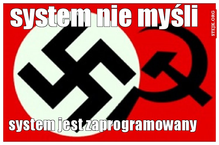 system nie myśli