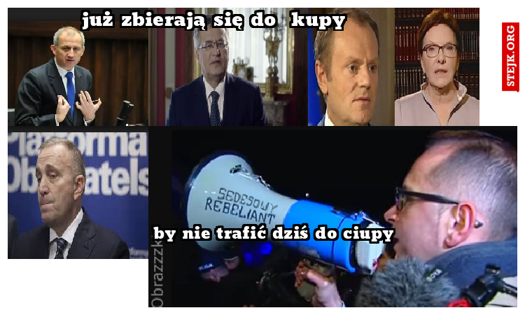 już zbierają się do  kupy