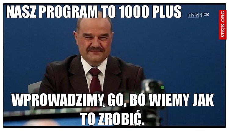 Nasz program to 1000 plus