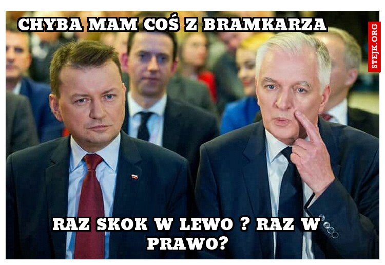 Chyba mam coś z bramkarza 