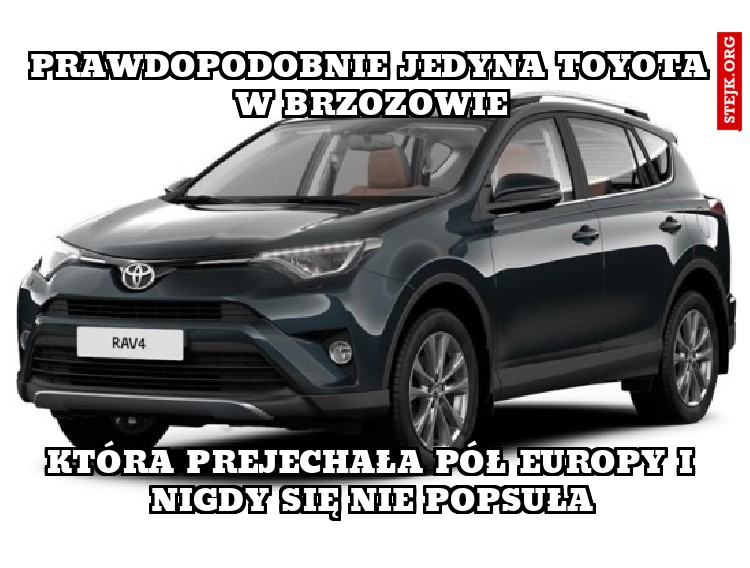 PRAWDOPODOBNIE JEDYNA TOYOTA W BRZOZOWIE