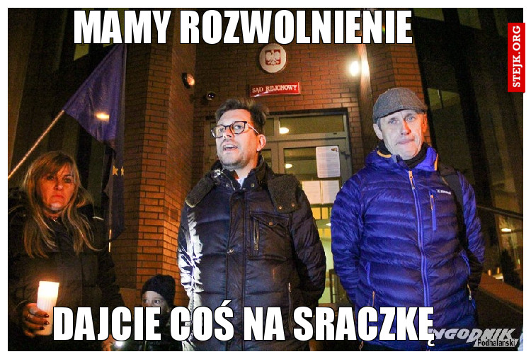 mamy rozwolnienie