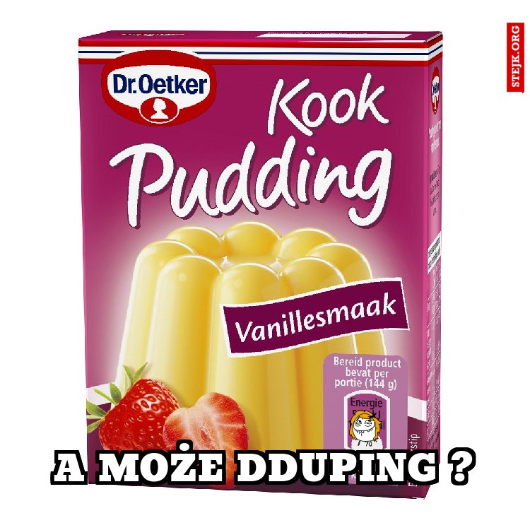 a może dduping ?