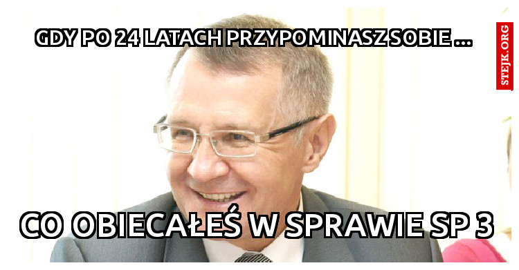 co obiecałeś w sprawie sp 3