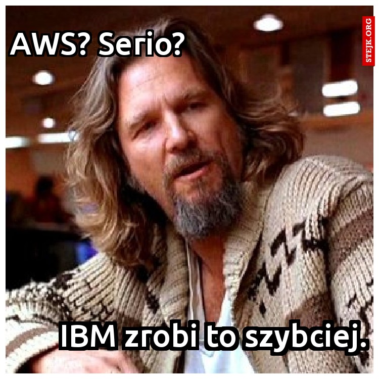 AWS? Serio?