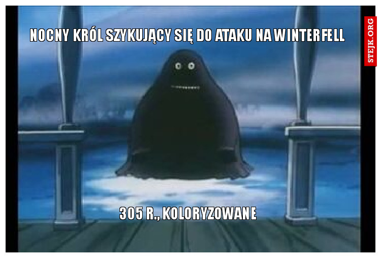 Nocny król szykujący się do ataku na Winterfell 