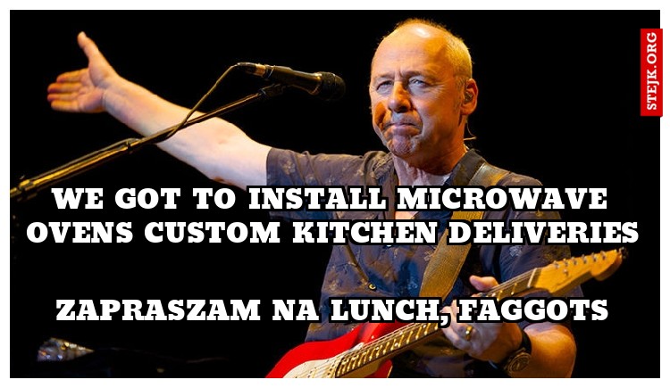 We got to install microwave ovens custom kitchen deliveries