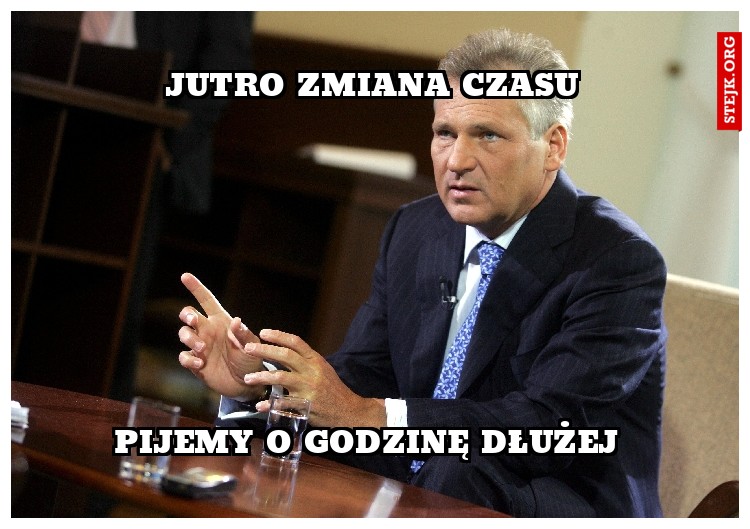 jutro zmiana czasu