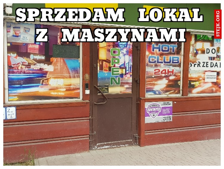 sprzedam  lokal  z  maszynami 