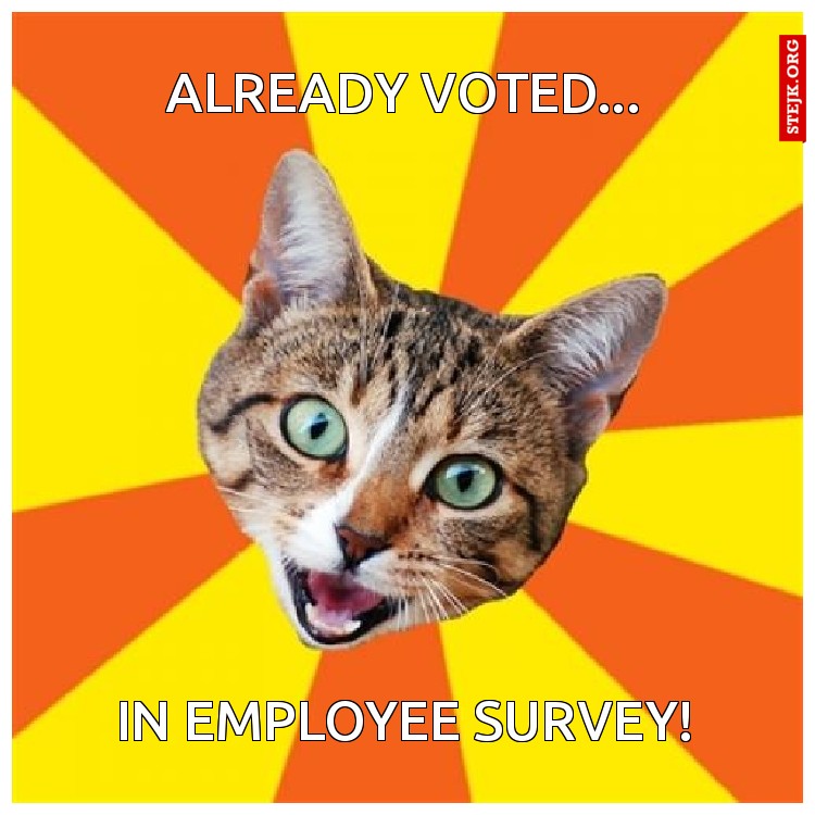 already voted...