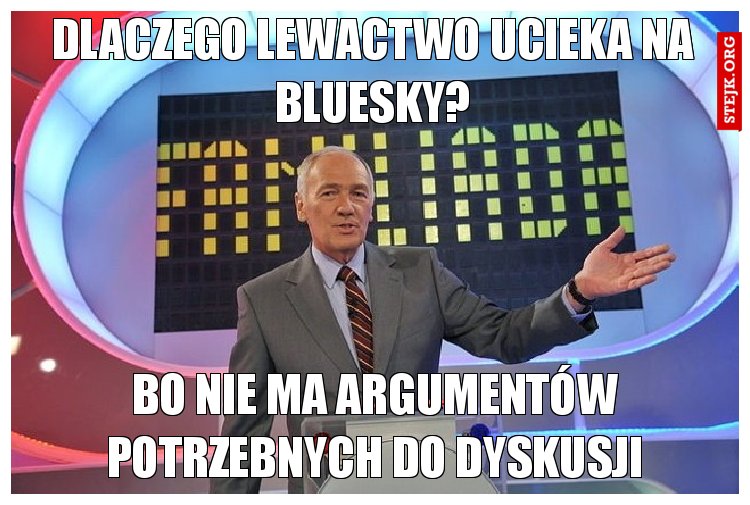 Dlaczego lewactwo ucieka na bluesky?