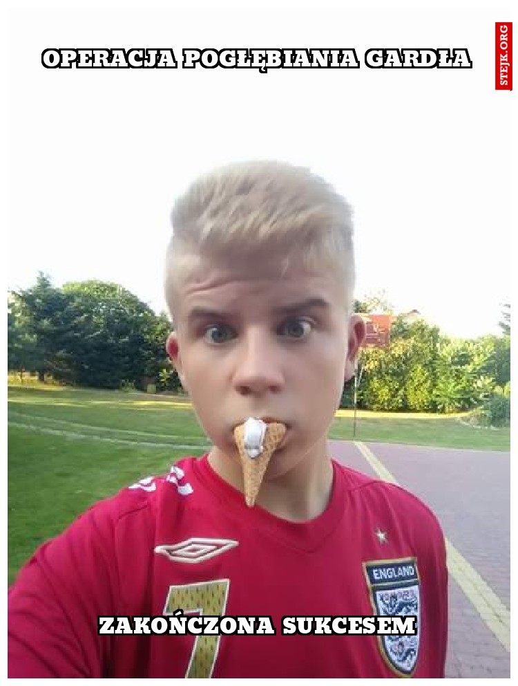 Operacja pogłębiania gardła