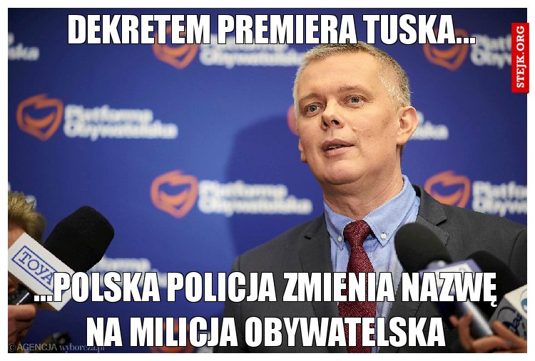 Dekretem premiera Tuska...