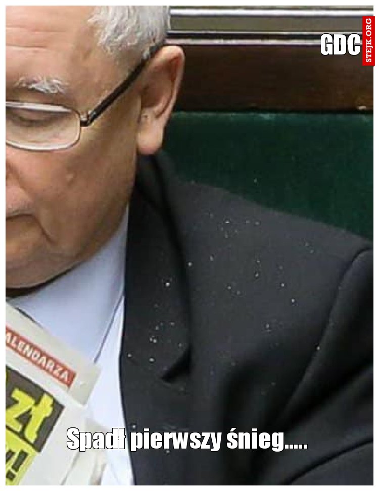 Spadł pierwszy śnieg.....