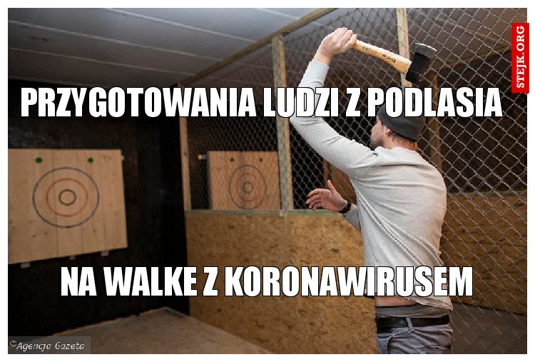 Przygotowania ludzi z podlasia
