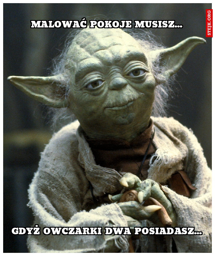 malować pokoje musisz...