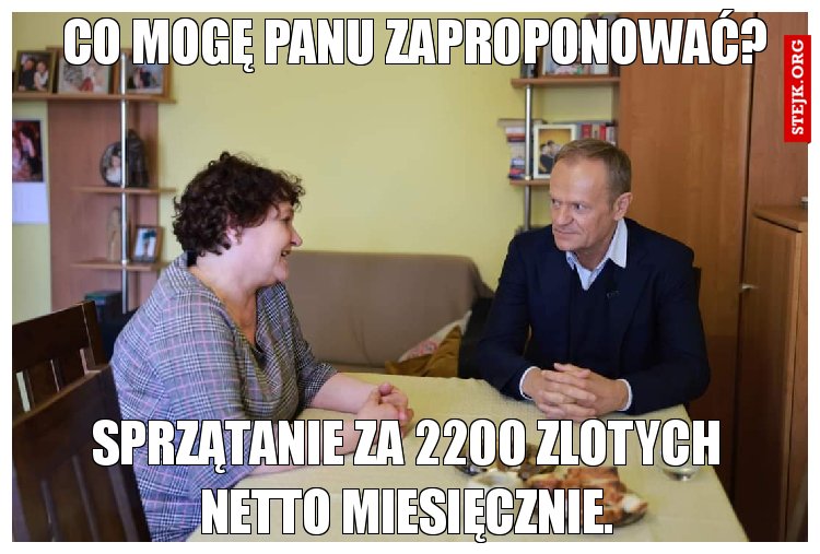 Co mogę Panu zaproponować?