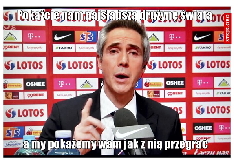 Pokażcie nam najsłabszą drużynę świata