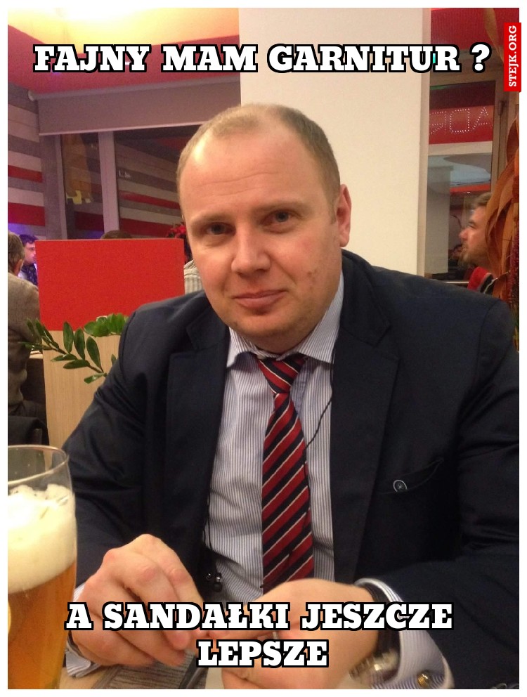 Fajny mam garnitur ?