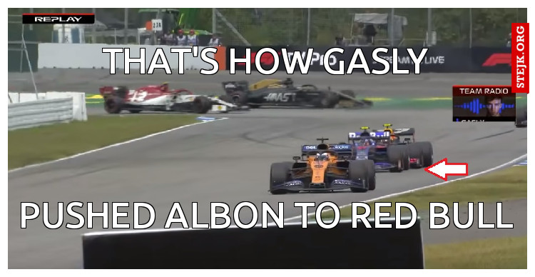 That's how gasly