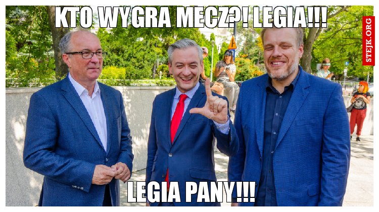 Kto wygra mecz?! Legia!!!