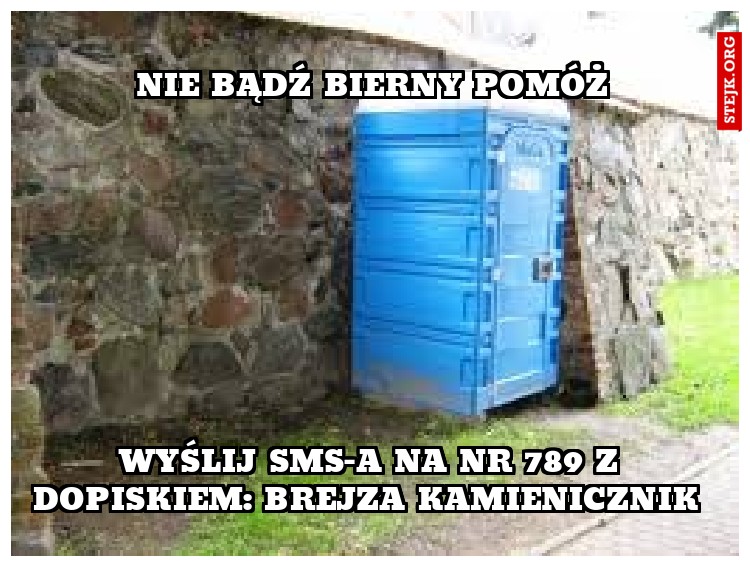 nie bądź bierny pomóż