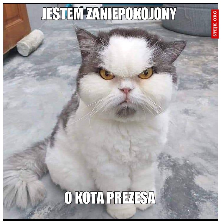 Jest zaniepokojony