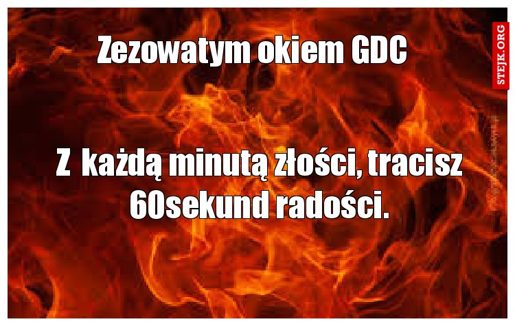 Z  każdą minutą złości, tracisz 60sekund radości.