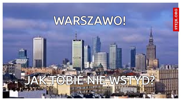 warszawo!