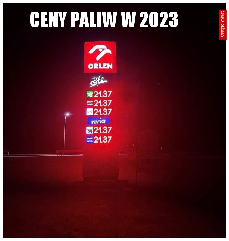 Ceny Paliw W 2023 Stejk 8124