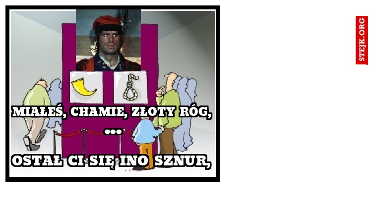 Miałeś, chamie, złoty róg,