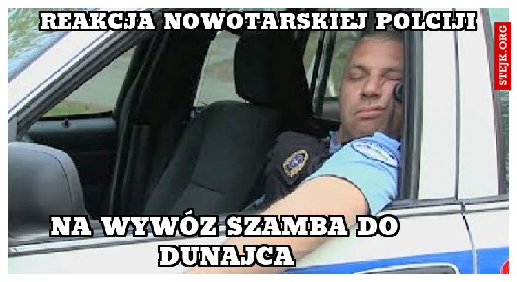 reakcja nowotarskiej polciji