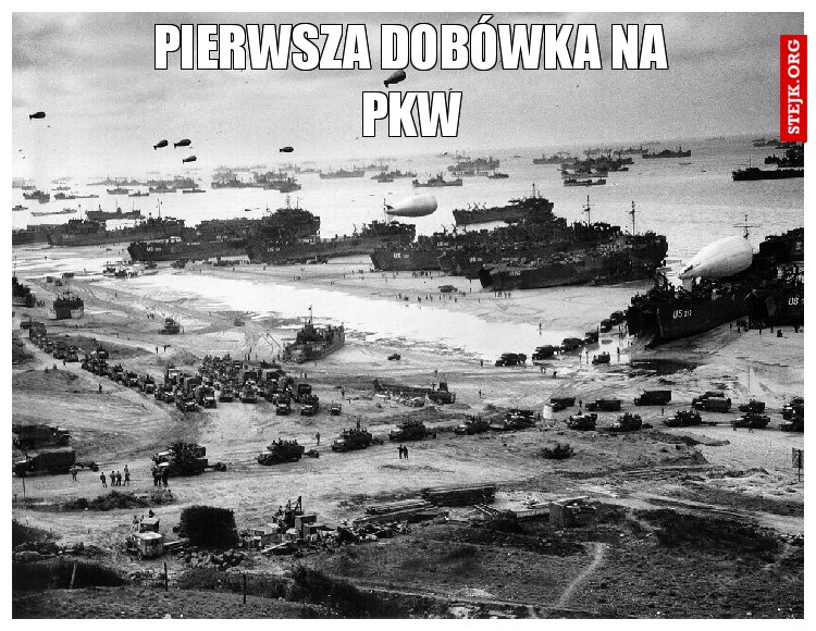 Pierwsza dobówka na pkw