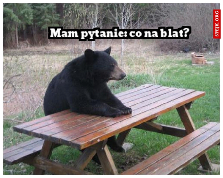 Mam pytanie: co na blat?