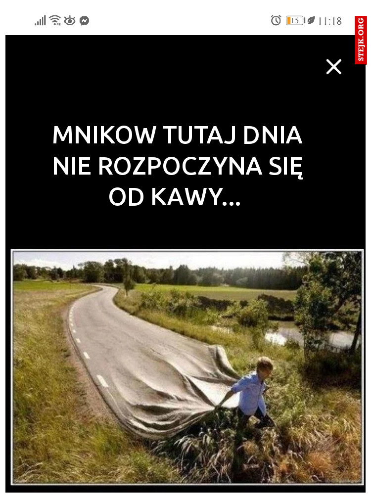 Mnikow tutaj dnia nie rozpoczyna się od kawy... 