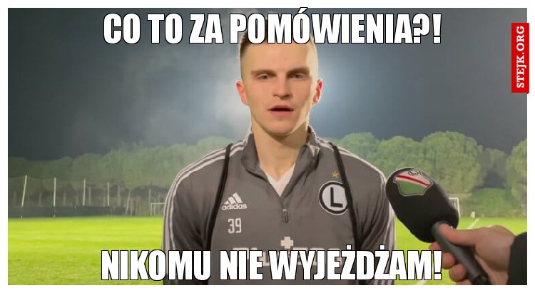 Co to za pomówienia?!