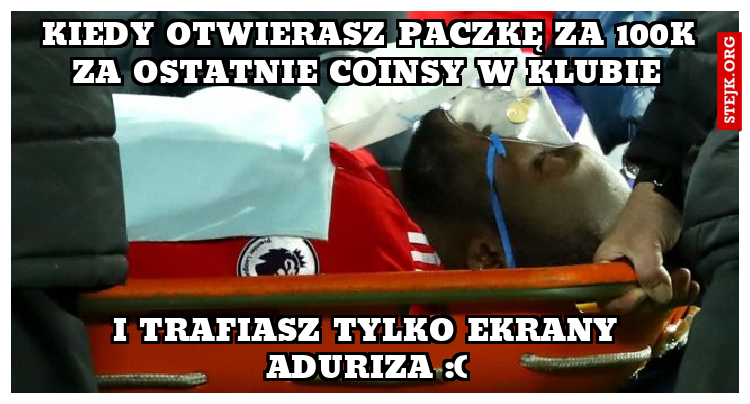Kiedy otwierasz paczkę za 100k za ostatnie coinsy w klubie 