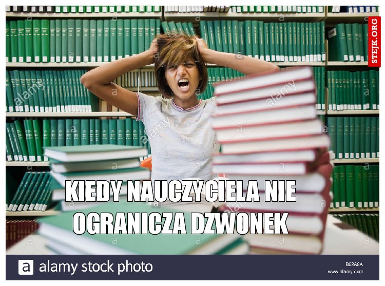 Kiedy nauczyciela nie ogranicza dzwonek