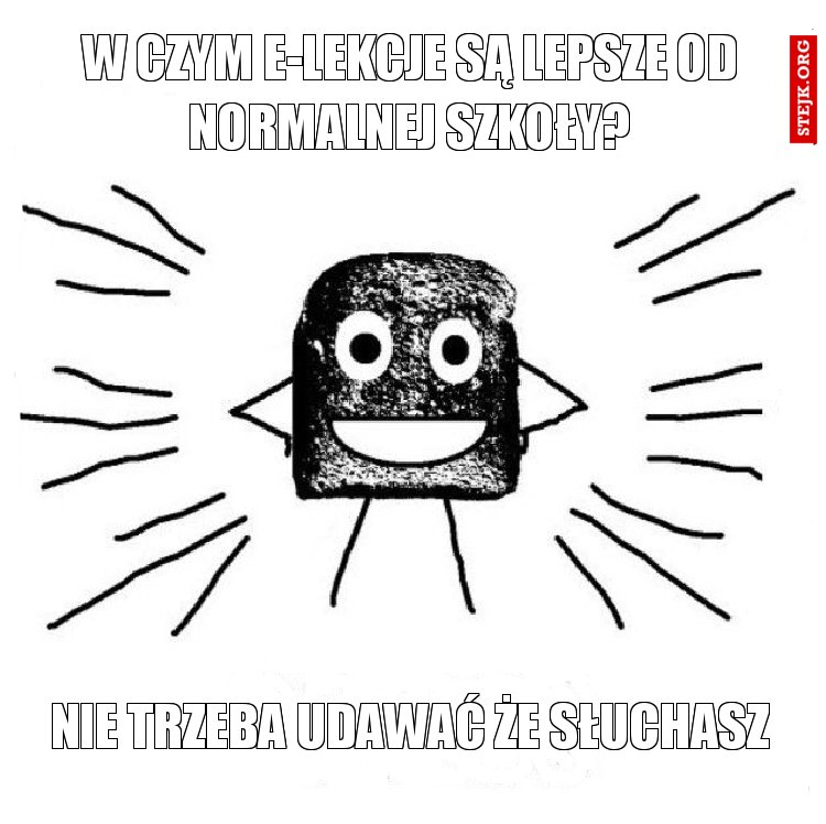 W CZYM E-LEKCJE SĄ LEPSZE OD NORMALNEJ SZKOŁY?