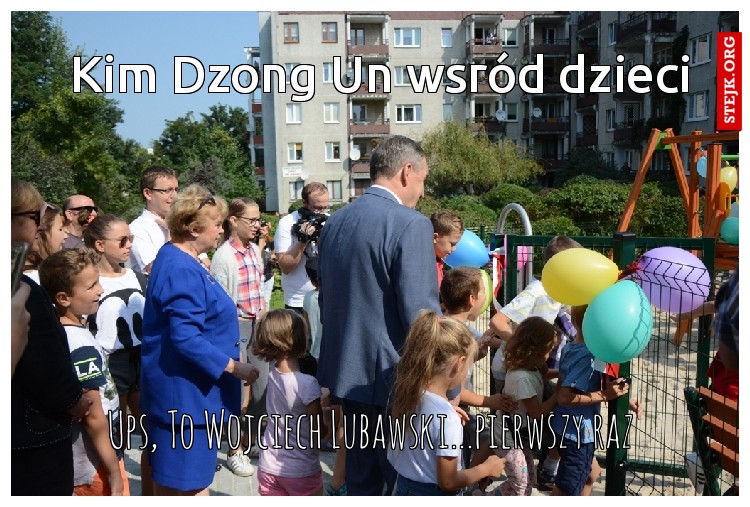 Kim Dzong Un wsród dzieci