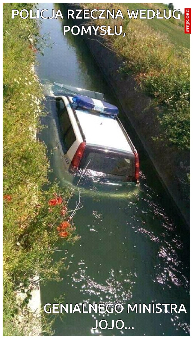 Policja rzeczna według pomysłu, 