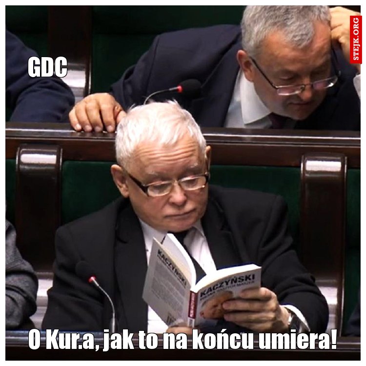 O Kur.a, jak to na końcu umiera!