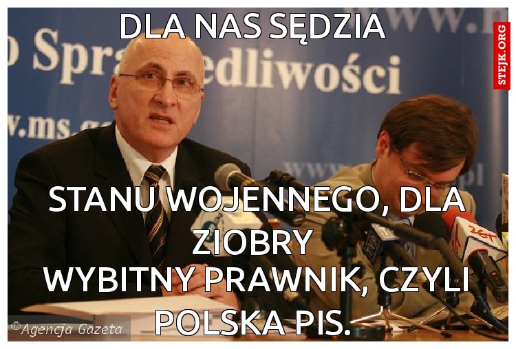Dla nas sędzia 